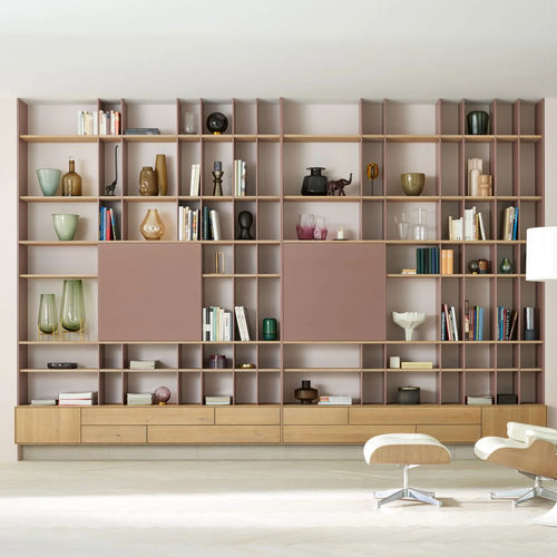 Modul-Bücherregal - PURO   - ANREI - Reisinger GmbH - modern / Eiche / Nussbaum