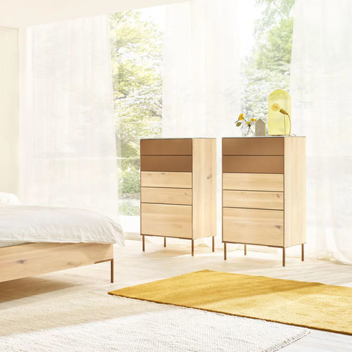 Moderne Kommode - LENO - ANREI - Reisinger GmbH - Eiche / Nussbaum / Kiefer