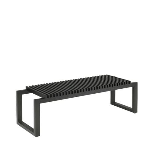 Bank / minimalistisches Design - CUTTER  - Fritz Hansen - Massivholz / Teakholz / ohne Rückenlehne