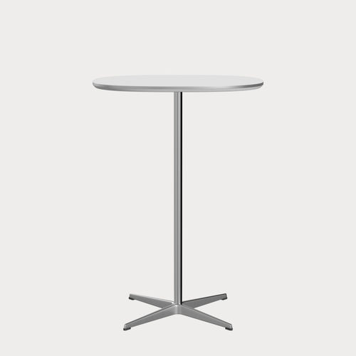 Moderner Stehtisch - SUPERCIRCULAR™ - Fritz Hansen - Laminat / Gestell aus Aluminium / rund