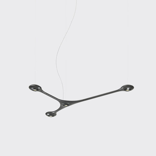 Hängelampe - CARB-04.00 - Tokio furniture & lighting - Kohlefaser / modern / mit Kabel