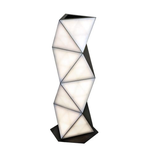 Stehleuchte - TOTEM L - Tokio furniture & lighting - anodisiertes Aluminium / modern / mit Kabel