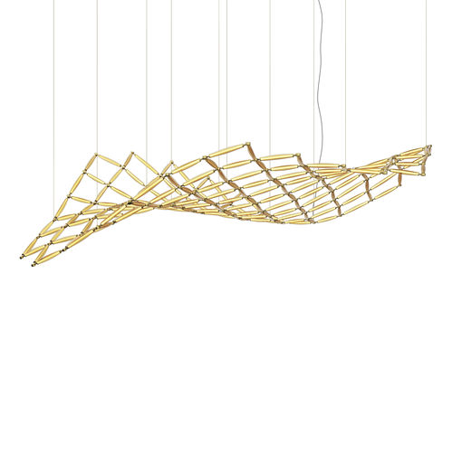 Hängelampe - Uebu - Tokio furniture & lighting - Messing / Glas / modern