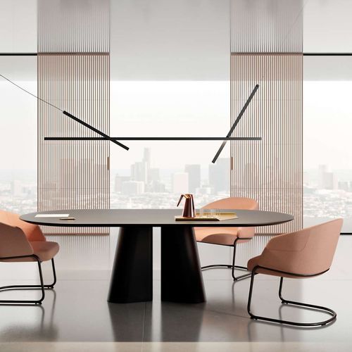 Hängelampe - Across - LUCEPLAN - Aluminium / Polycarbonat / modern