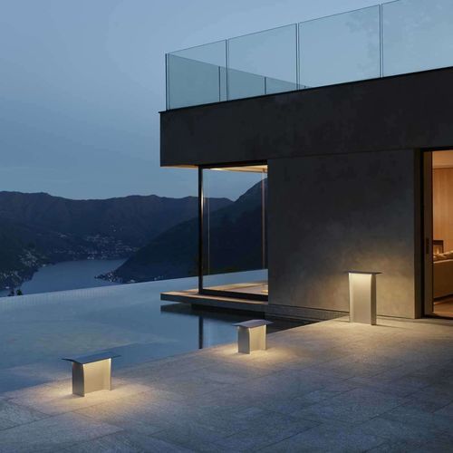 Leuchtpoller für Privatgebrauch - Fienile - LUCEPLAN - modern / Aluminium / Polycarbonat