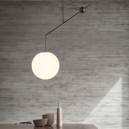 Hängelampe - Malamata - LUCEPLAN - Stahl / geblasenes Glas / modern