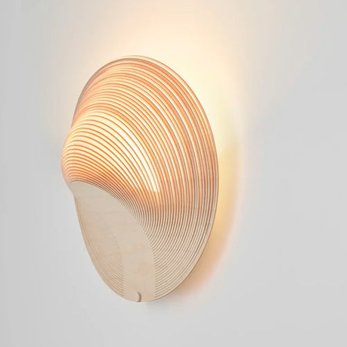 Moderne Wandleuchte - Illan - LUCEPLAN - für den Innenraum / Sperrholz / Skulptur