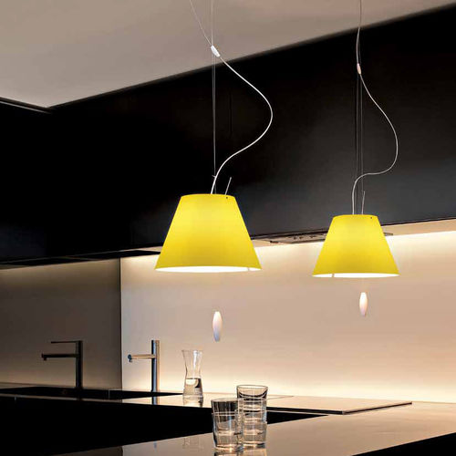 Hängelampe - Costanzina - LUCEPLAN - Polycarbonat / modern / mit Kabel