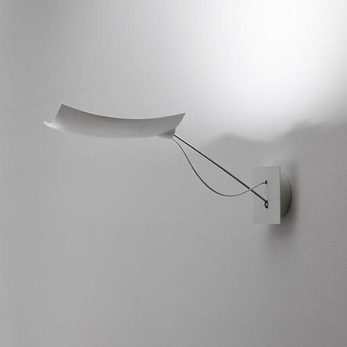 Moderne Wandleuchte - 18x18 - INGO MAURER - für den Innenraum / Edelstahl / Kunststoff