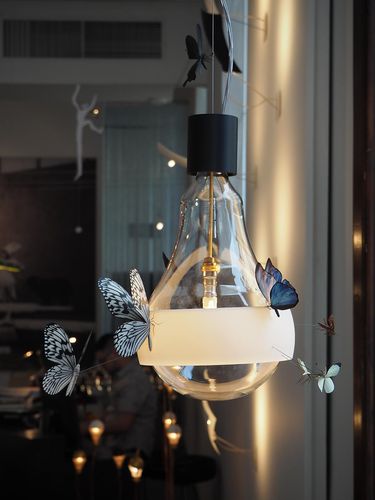 Hängelampe - GRAND JOHN - INGO MAURER - Glas / Design / mit Kabel