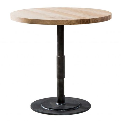 Industriedesign-Bistrotisch - SL-024 - Waterman Meubelen B.V. (Sturdy-Legs) - Eiche / Buche / amerikanischer Nussbaum