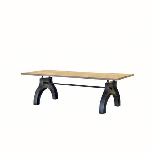 Industriedesign-Tisch - SL-002 - Waterman Meubelen B.V. (Sturdy-Legs) - Eiche / Nussbaum / Buche