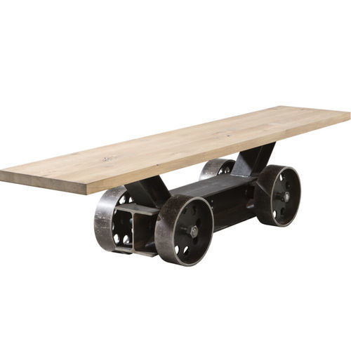 Industriedesign-Bank - SL-117 - Waterman Meubelen B.V. (Sturdy-Legs) - Eiche / Buche / Ahornholz