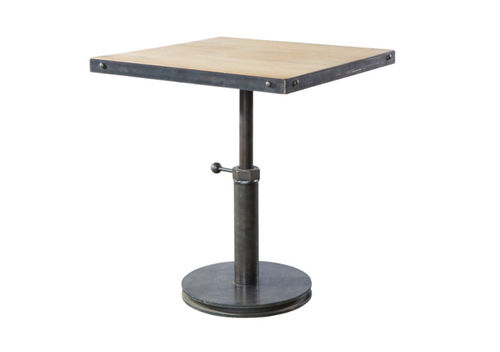 Industriedesign-Bistrotisch - SL-027 - Waterman Meubelen B.V. (Sturdy-Legs) - Eiche / Buche / amerikanischer Nussbaum