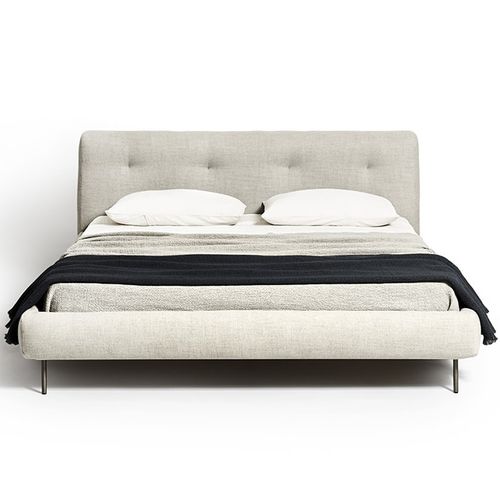 Doppelbett - Imera - DePadova - modern / Polster / gepolstertes Kopfteil