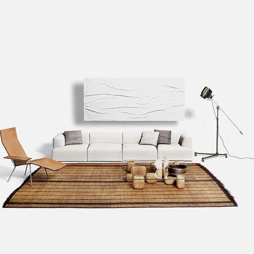 Modulsofa - Atalante - DePadova - modern / Stoff / mit abnehmbarem Kissen