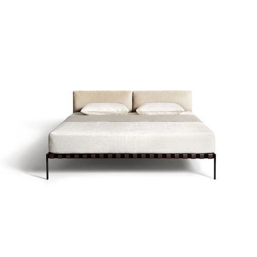 Doppelbett - Étiquette - DePadova - modern / Polster / Kopfteil
