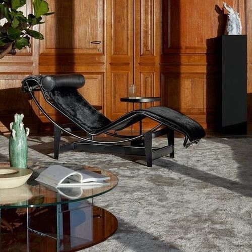 Moderne Liege - 004 1C/4C/1T/1P/_N - Cassina - Leder / Chromstahl / 1 Platz