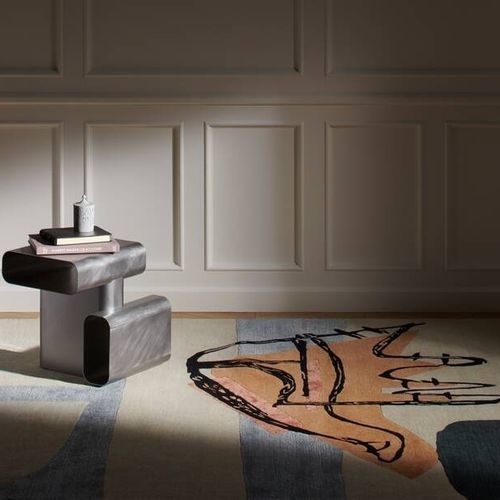 Moderner Teppich - LA MAIN OUVERTE - Cassina - Motiv / Neuseelandwolle / Viskose
