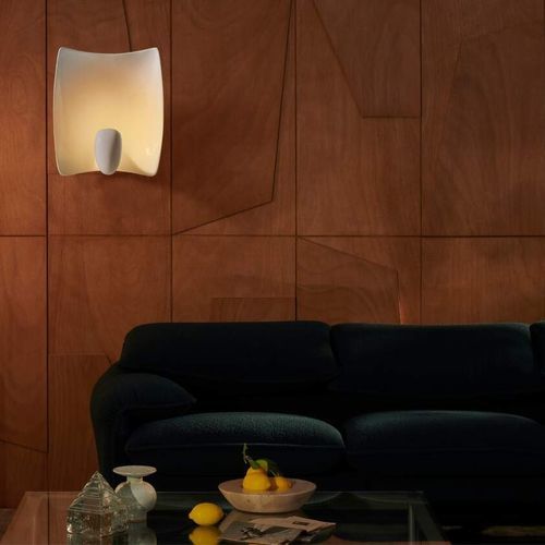 Moderne Wandleuchte - Valor.S - Cassina - für den Innenraum / Aluminium / emaillierte Keramik