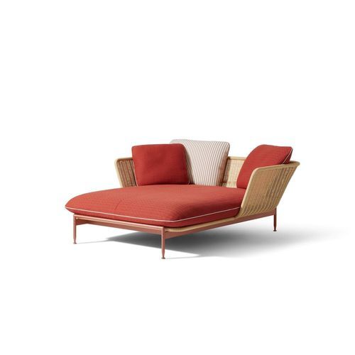 Moderne Récamiere - Esosoft - Cassina - Synthetikfaser / Stoff / thermolackierter Stahl
