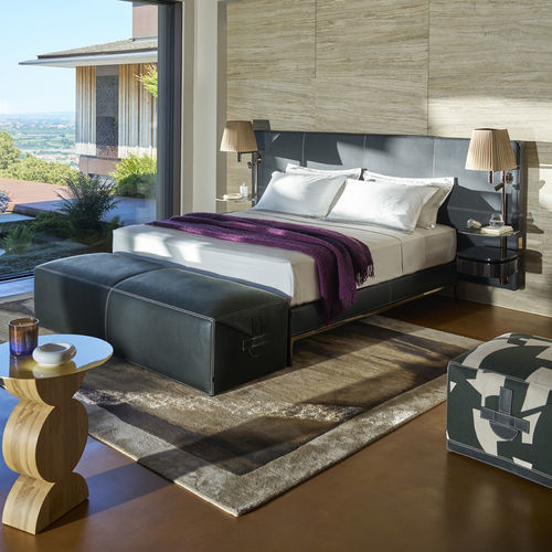 Doppelbett - VOLAGE EX-S NIGHT - Cassina - modern / Polster / Kopfteil