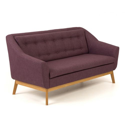 Modernes Sofa - PAULA - Woodman Ltd. - Stoff / mit Kissen / violett