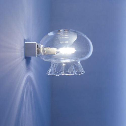 Moderne Wandleuchte - Medusina - ALBUM - für den Innenraum / Borosilikatglas / Stahl