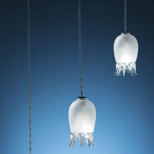 Hängelampe - Seppiolina - ALBUM - Borosilikatglas / modern / mit Kabel