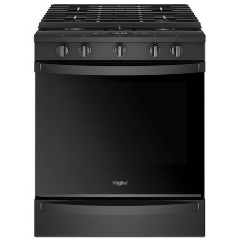 Gasherd - WEG750H0HB - Whirlpool - mit 4 Kochfeldern / mit 1 Ofen / selbstreinigend