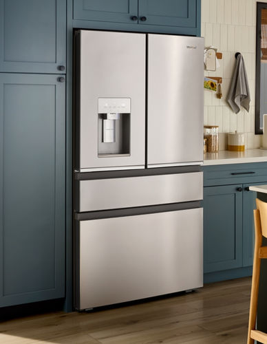Kühlschrank mit 4 Türen - NUGGET - Whirlpool - mit französischen Türen / für den Wohnbereich / freistehend