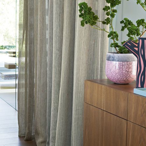 Einfarbige Gardine - ZIMMER + ROHDE : METROPOLITAN - Zimmer + Rohde GmbH - Motiv / Leinen / Trevira CS®