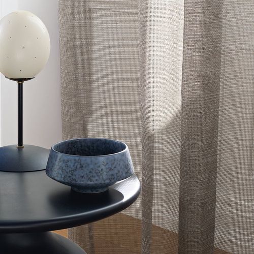 Einfarbige Gardine - ZIMMER + ROHDE : DESTINATIONS - Zimmer + Rohde GmbH - Streifenmuster / Baumwolle / Polyester