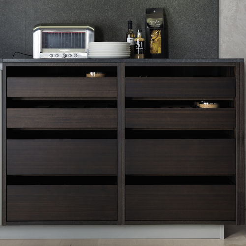 Modernes Sideboard - OPEN - Euromobil spa - mit Regal