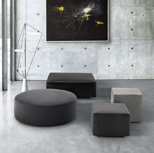 Modernes Sitzkissen - LINEAR - desiree divani - Stoff / rund / quadratisch