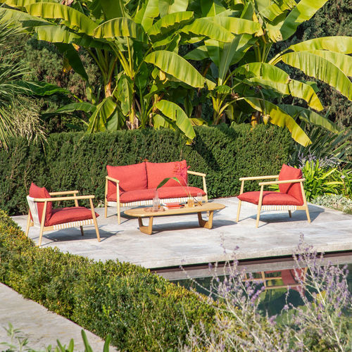 Modernes Lounge-Gartenmöbel - KARIN - desiree divani - Holz / für Privatgebrauch / Contract