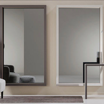 Wandmontierter Spiegel - MODO - B.M.B. snc - Spiegel - modern / rechteckig / Metall