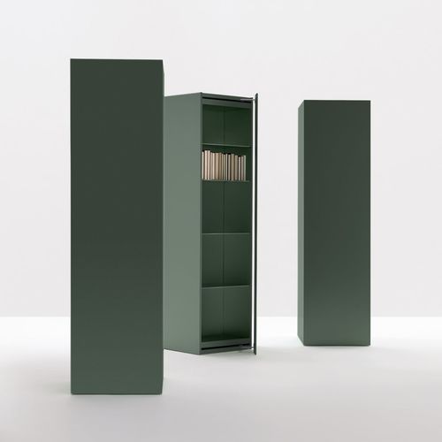 Modul-Bücherregal - LESSLESS COLOR - UNIFOR - modern / für Gewerbegebrauch / Metall