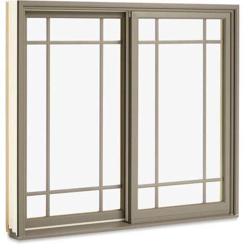 Kiefer-Fenster -  WOOD-ULTREX GLIDER - MARVIN - Flügel / Schiebe / Fall