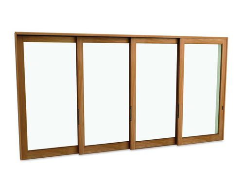 Tür für Innenbereich - ULTIMATE LIFT AND SLIDE DOOR - MARVIN - Holz / Aluminium / Schiebe