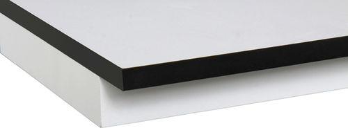 Harz-Arbeitsplatte - DESK FORM, a.s - Laminat / für Küche / schwarz