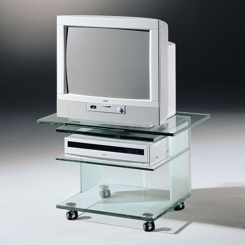 Modernes Fernsehmöbel - VISION - Dreieck GmbH - Hi-Fi / maßgefertigt / mit Rollen