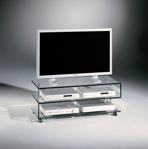Modernes Fernsehmöbel - JANUS X - Dreieck GmbH - Hi-Fi / maßgefertigt / mit Rollen