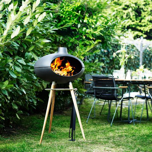Holzkohle-Gartengrill - FORNO - Morsø Jernstøberi A/S - Holz / freistehend / Gusseisen