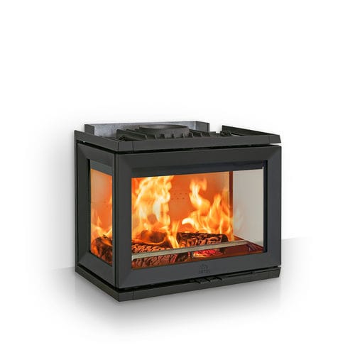 Kamineinsatz mit 3 Sichtseiten - I 520 SERIES - Jøtul - Holz