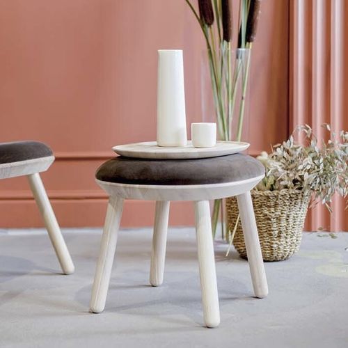 Moderne Ottomane - Naïve  - EMKO - Stoff / Leder / Esche