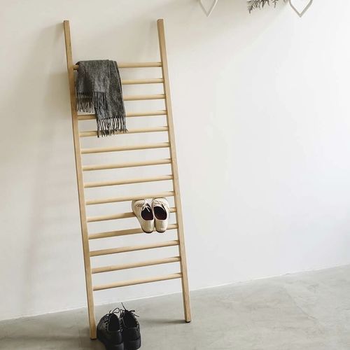 Modernes Schuhregal - STEP UP - EMKO - Wand / Holz / für Privatgebrauch