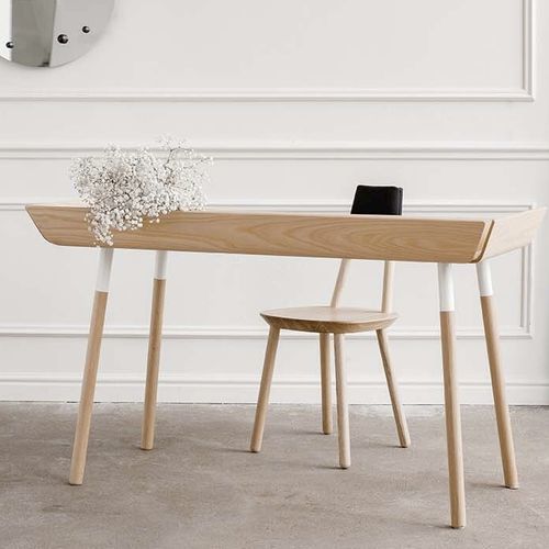 Bodenstehender Schreibtisch - MWD - EMKO - modern / Holz / gerade