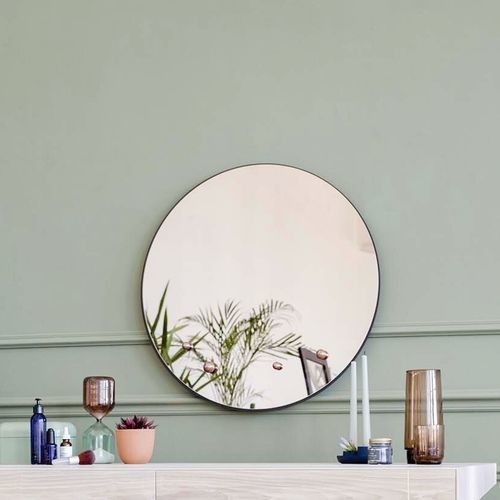 Wandmontierter Spiegel - Dew  - EMKO - modern / rund / Bronze
