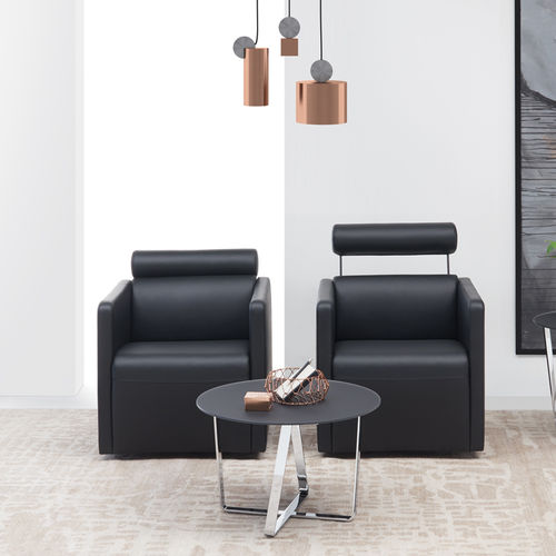 Moderner Sessel - CL 333 - Erpo Möbelwerk GmbH - Leder / Stoff / mit Kopfstütze